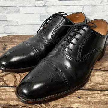 [ 27.0cm ] SCOTCH GRAIN 스코치 그레인 스트레이트 팁