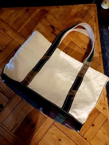 L.L.Bean 토트백 화이트/카모플라쥬