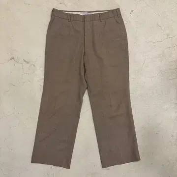 90s 브라운 슬랙스 W90 울 와이드 실루엣 빈티지