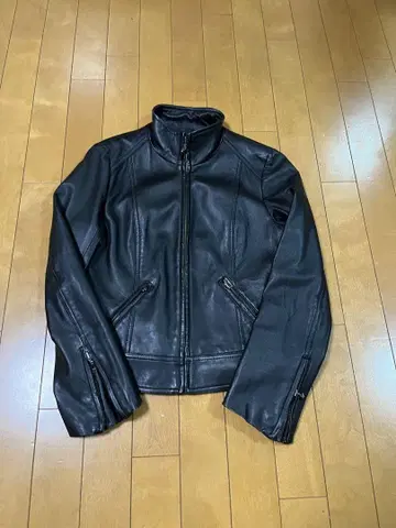 ICB 가죽 라이더 자켓