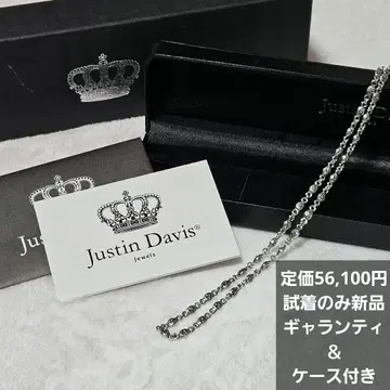 Justin Davis TINY CROSS 새상품 체인 이부시 50cm