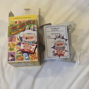 Cup noodles MONSTERS Wacky Mart LABUBU