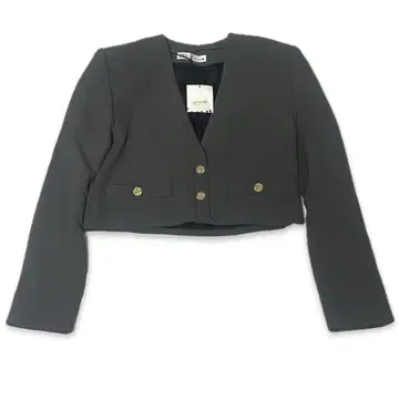 ZARA 그레이 크롭 테일러드 자켓 블레이저