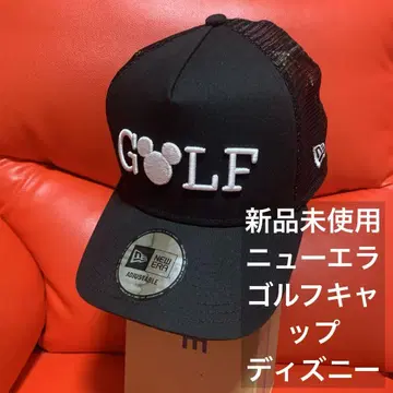 미사용 새상품 뉴에라 골프 캡 디즈니 블랙 골프 코디에