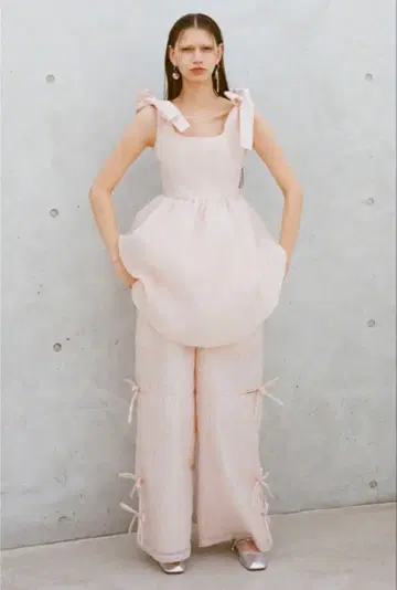 organdie ribbon wide pants