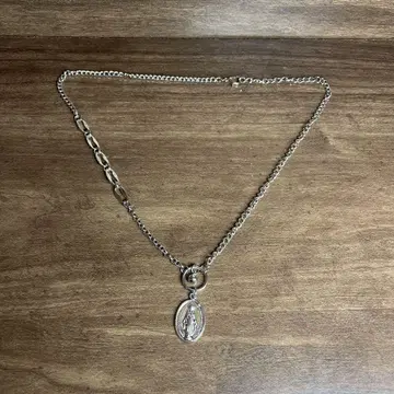 00s vintage 실버 마리아 목걸이 sv925 구제 의류 F5