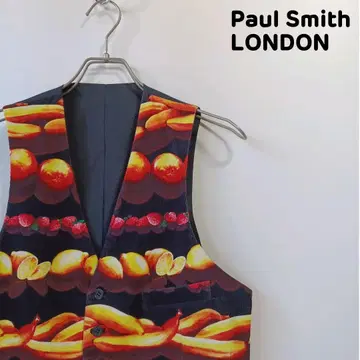 Paul Smith LONDON 올 패턴 베스트 후르츠 패턴 코듀로이