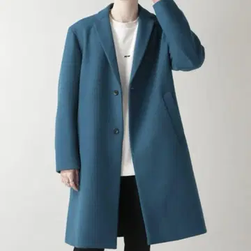 시착만 한 상품 RAGEBLUE 코트 그린 오버 사이즈 울 롱