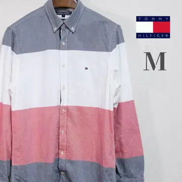 타미힐피거 L/S 버튼 다운 셔츠 M 옥스퍼드 셔츠