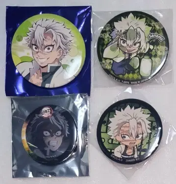 귀멸의 칼날 전 집중전 월드 투어 피타데포메 캡슐 토이 캔뱃지 사네미