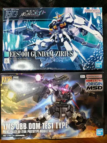 HG 건담 지리우스, HG 돔 시험 제작 실험기 2개 세트 미조립