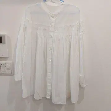 저널 스탠다드 화이트 셔링 셔츠