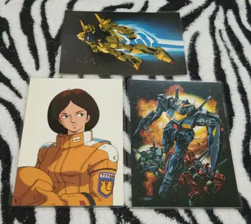 기동전사 Z 건담 레트로 엽서 3종 세트 4 라미네이티드 낱개 판매