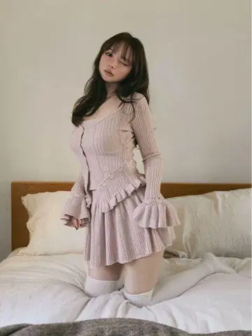 [ 미개봉 새상품 ] ANDMARY Heart crochet set up