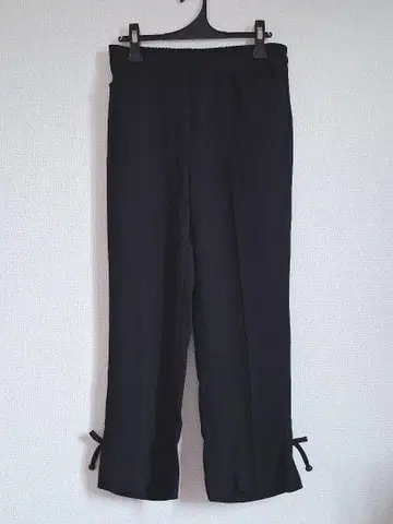 [ 새상품급 ] M'S GRACY 밑단 리본 심플 팬츠