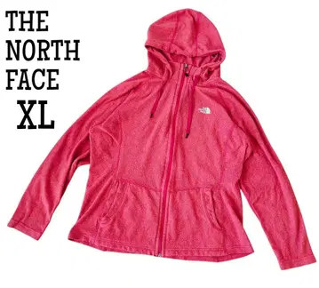 THE NORTH FACE 플리스 자켓 XL 핑크 얇은 소재