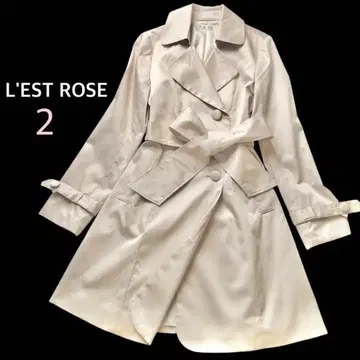 L'EST ROSE 레스트로즈 리본 벨트 트렌치코트 사이즈 2