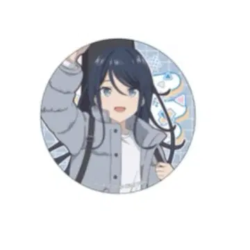 프로세카 해피 콜렉션 호시노 이치카 글리터 캔뱃지 티켓 홀더 링 라이트