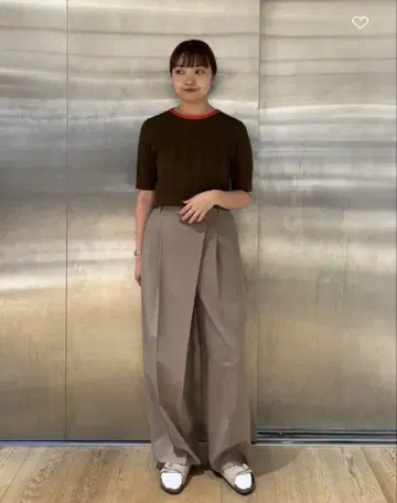 포플린 2턱 랩 팬츠 2 워셔블