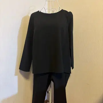 MICA & DEAL 블랙 팬츠 셋업 38