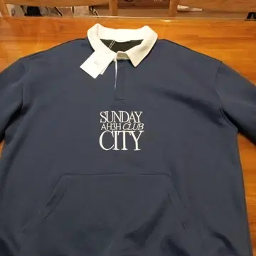 NOWLE SUNDAY AH3H CLUB CITY 트레이닝복 네이비