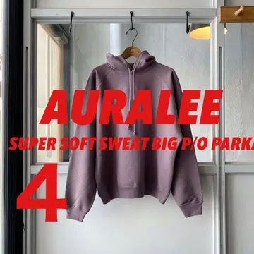 AURALEE SUPER SOFT SWEAT BIG P/O PARK