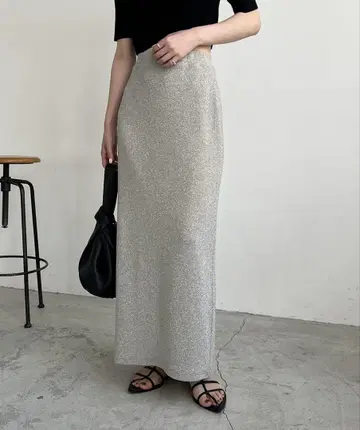 새상품급 카프리슈 레마쥬 라메 스커트