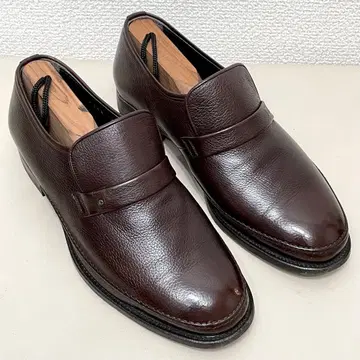 [ 희소 ] SCOTCH GRAIN 가죽 로퍼 브라운 24.5 가죽 신발
