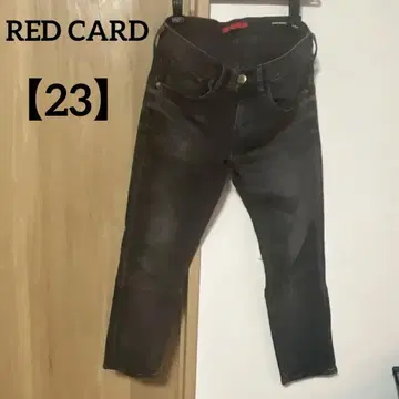 RED CARD [ 23 ] 스키니 데님 블랙