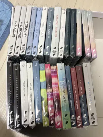SixTONES 앨범 싱글 CD 묶음 판매 덤 포함