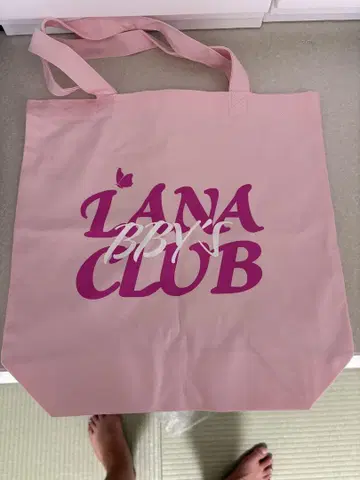 LANA CLUB 핑크 토트백