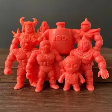 근육맨 지우개 (당시물) 왕위쟁탈전 파트 2 모음 8체 세트 (주황)