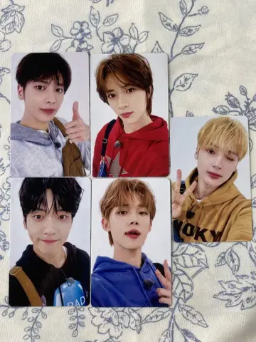 TXT HAPPY TOGETHER QUIZ 당첨 트레이딩 카드 5장