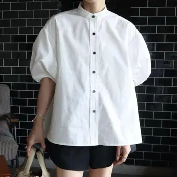 epa 옥스퍼드 셔츠 반팔 화이트 oxford shirt