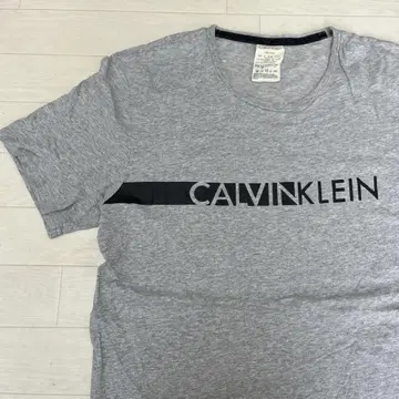 캘빈클라인 로고T셔츠 그레이 심플