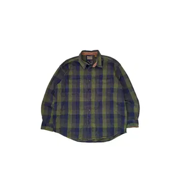 90's USA ST.JOHNS BAY 코튼 헤비 플란넬 셔츠