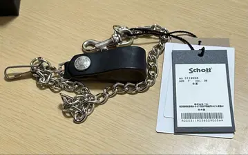 Schott 지갑 체인 블랙