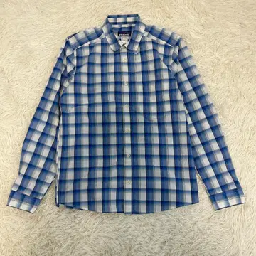 새상품급 patagonia 파타고니아 체크 셔츠 옴브레 섀도우 S