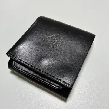도치기 가죽 | 접이식 지갑 | 블랙 | HUKURO