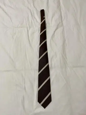 가마쿠라 셔츠 넥타이 브라운 스트라이프