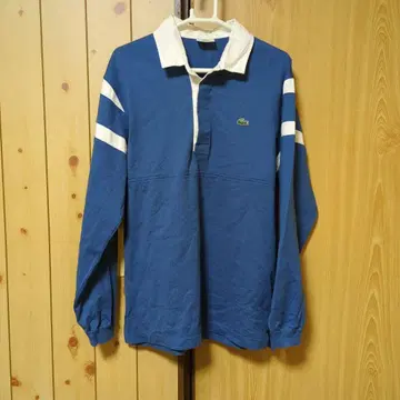 [ 레어 ] LACOSTE 라코스테 긴팔 셔츠 파랑 3