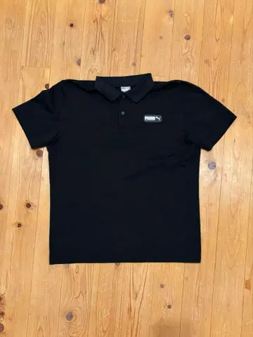 새상품급 PUMA 블랙 피케 셔츠 XL 사이즈