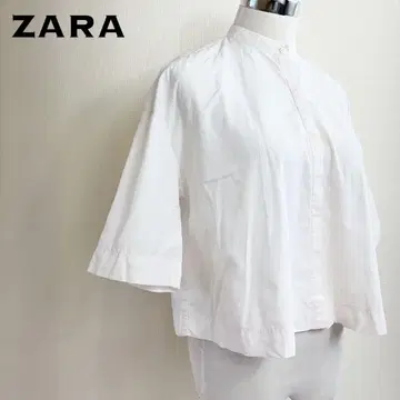 ZARA TRF 자라 TRF 밴드 카라 블라우스