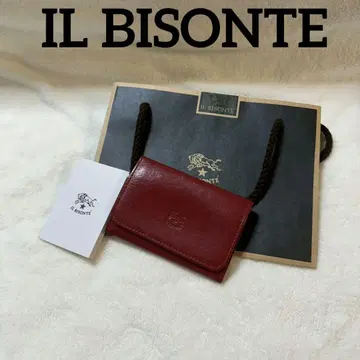 [ 새상품급 ] IL BISONTE (일 비종떼) 명함지갑 카드 케이스