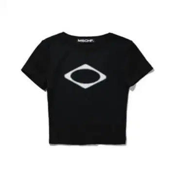 MISCHIEF Rhombus Blur T-Shirt Mini