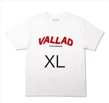 VALLAD T셔츠 XL 화이트 RYDE ROMANCE
