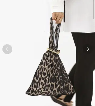 Deuxieme Classe CELERI LEOPARD 플리츠 백