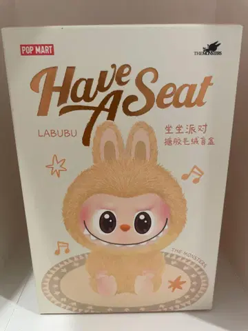 POP MART Have A Seat LABUBU 봉제 인형
