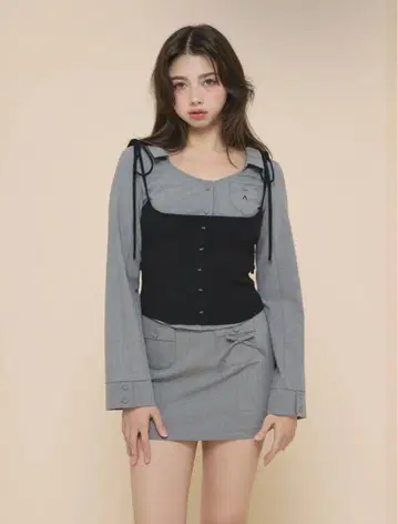 Maya blouse knit set up