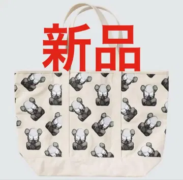 새상품 UNIQLO x KAWS 유니클로 x 카우스 콜라보 토트백